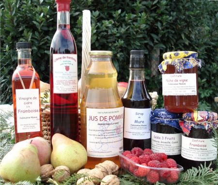 Les Vergers de Leycuras, ce sont divers fruits ou  produits transform&eacute;s avec le r&eacute;seau Bienvenue &agrave; la Ferme